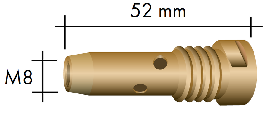 014.D745.5 Вставка для накінечника M8/M16/52 мм